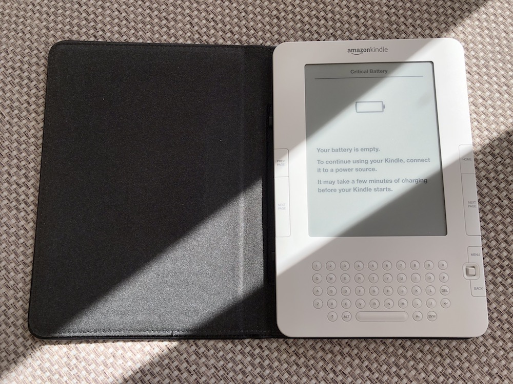 My old second-generation Kindle